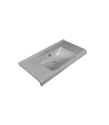 روشویی روکابینتی مروارید مدل ویستا 90 طوسی مات