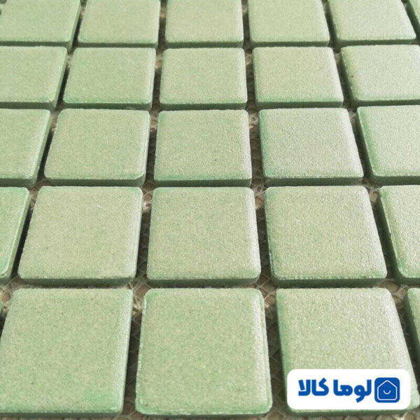 کاشی مینیاتوری گهرفام سبزروشن مات مدرن