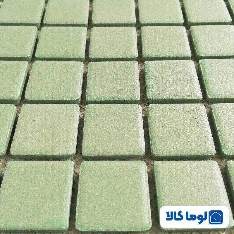 سبز روشن کاشی مینیاتوری گهرفام سبزروشن مات مدرن