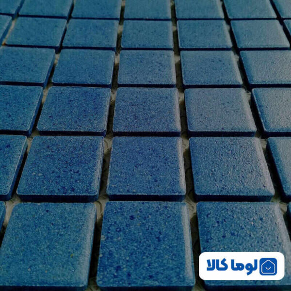 کاشی مینیاتوری گهرفام آبی تیره مات مدرن درجه یک