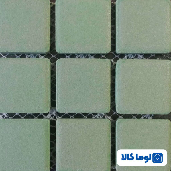 کاشی مینیاتوری گهرفام سبز مات مدرن درجه یک